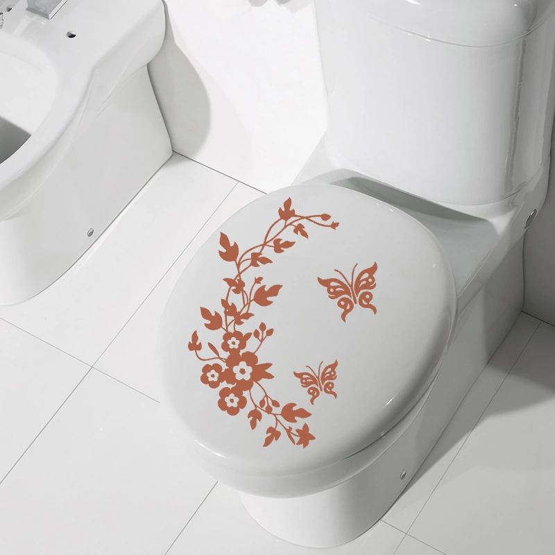 Pansy Rattan Happy Day Toilet Sticker