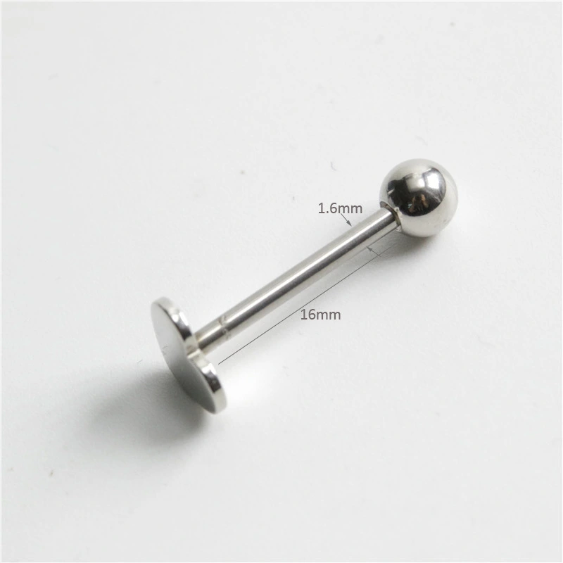 Punk Titanium Steel Love Heart Tongue Pin