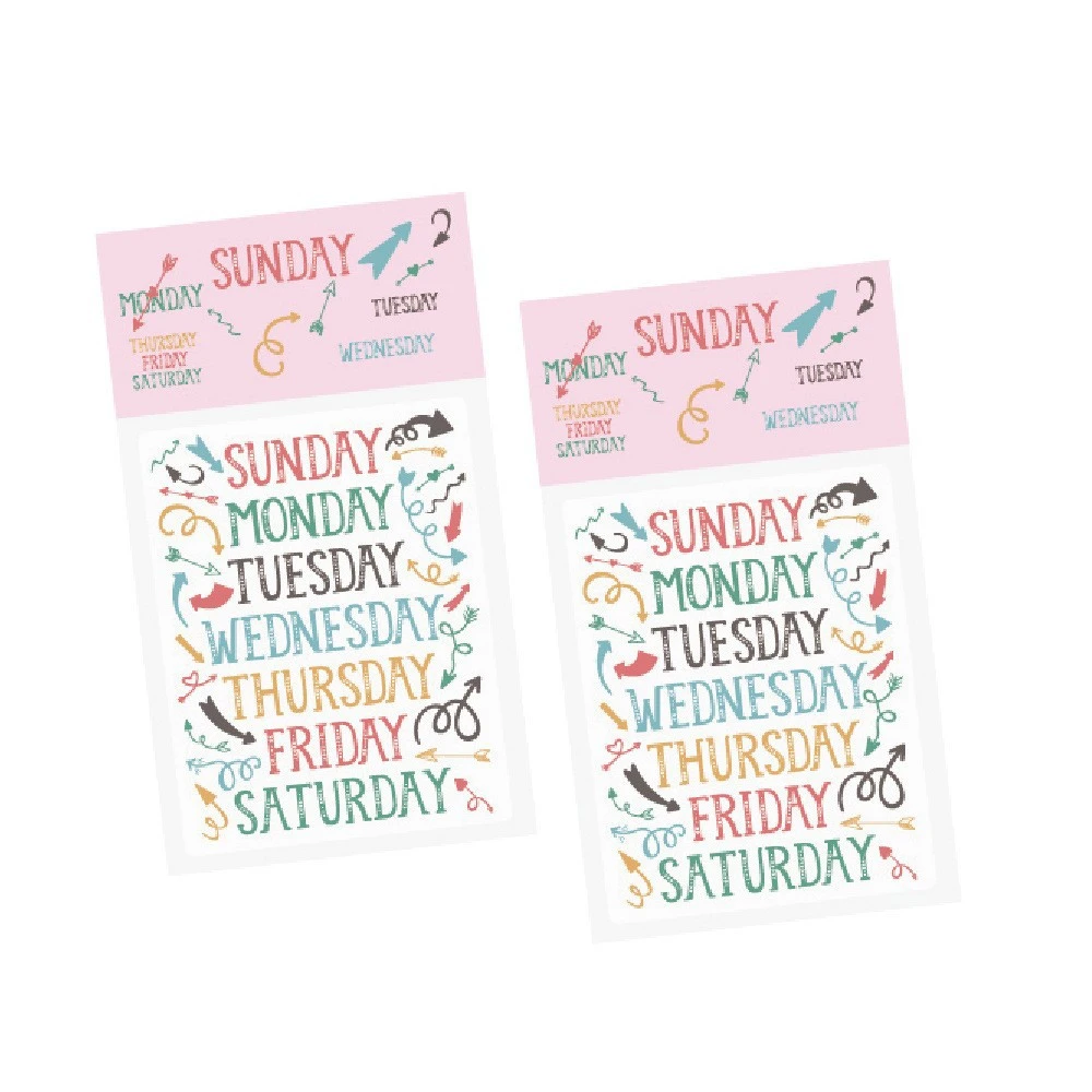 Creative Handbooks English Week Label Sticker