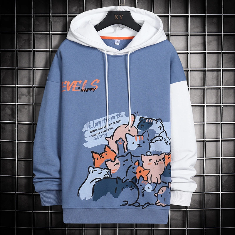 Teen Fashion Print Cartoon Cute Casual Hoodie