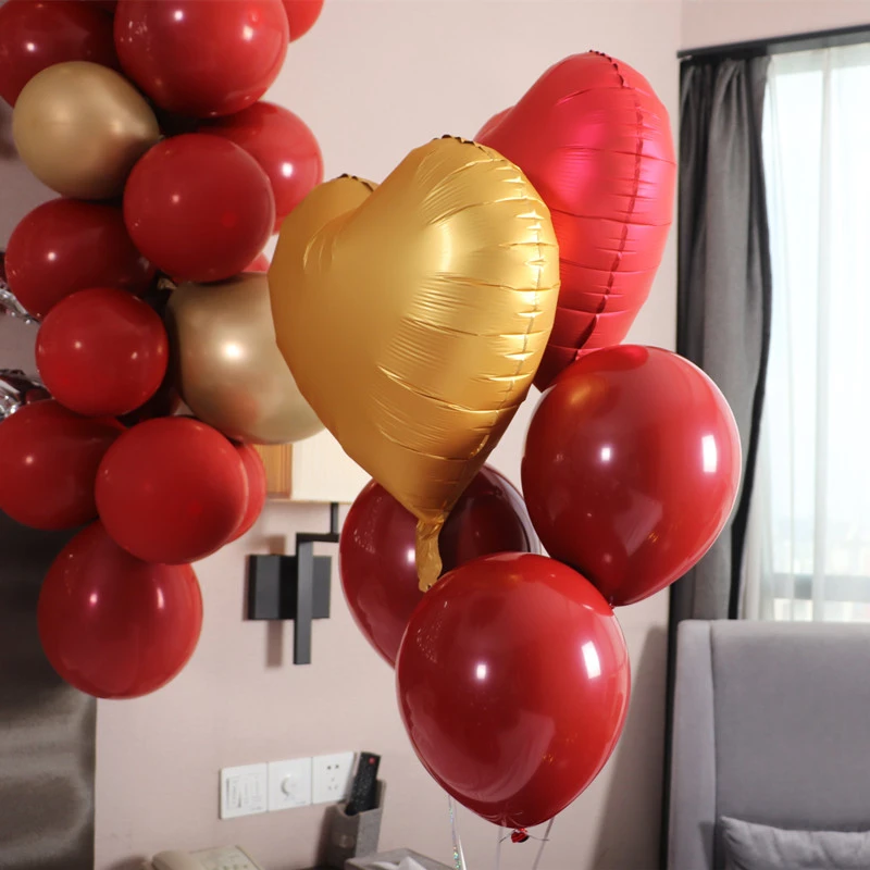 New 18Heart Shaped Aluminium Film Balloon