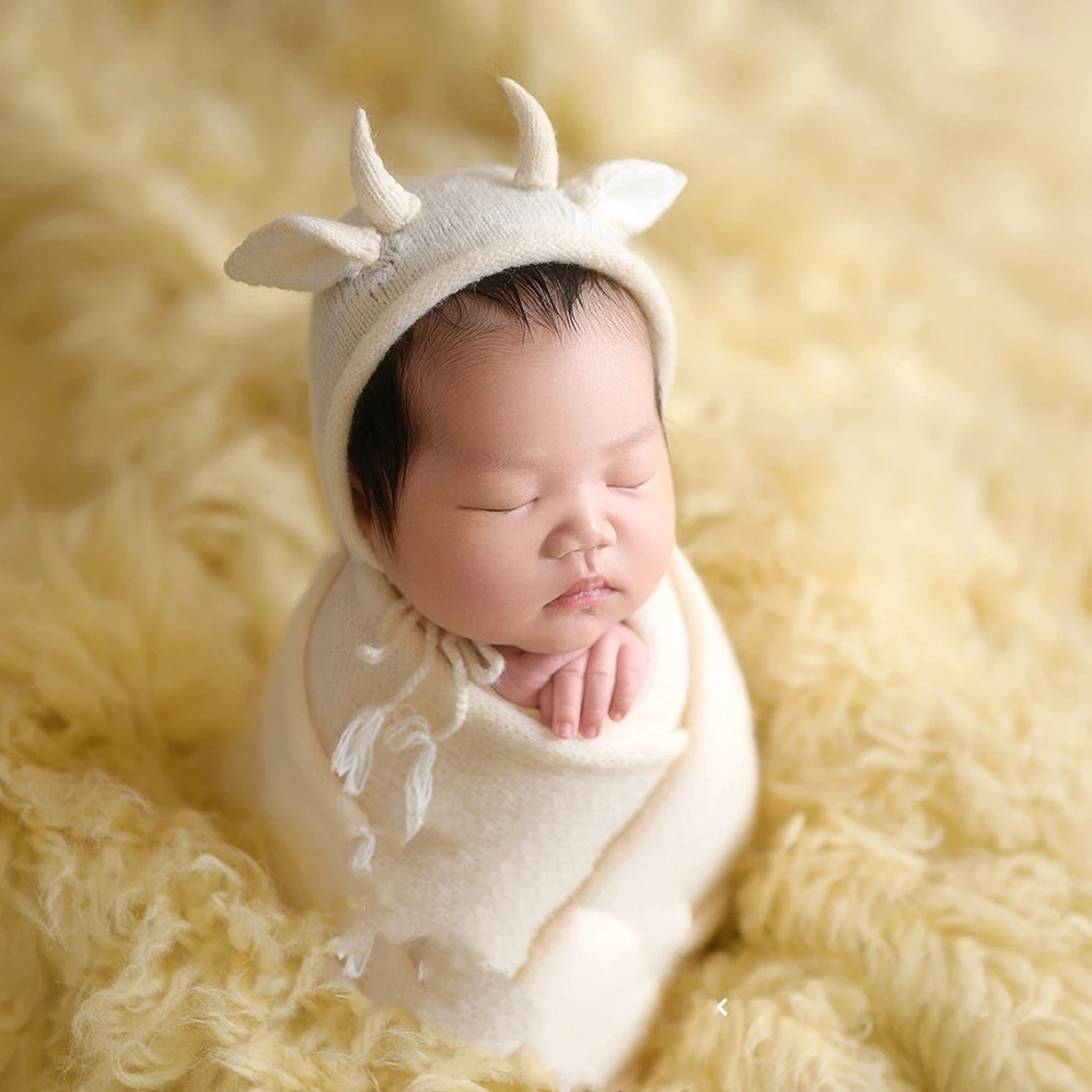 Hat Wrapped In Cloth Year Of The Ox Headdress Newborn