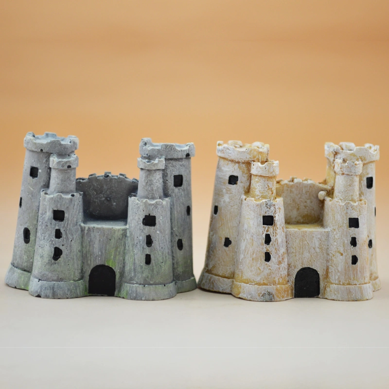 Resin Crafts European Style Twin Castles