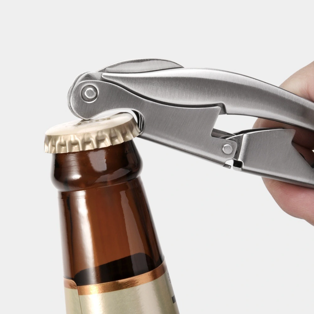 Stainless Steel Sommelier Knife Wine Corkscrew