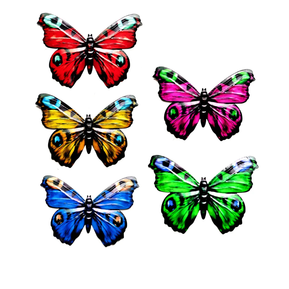 Home Craft Gifts Wrought Iron Butterfly Wall Hanging Decorations