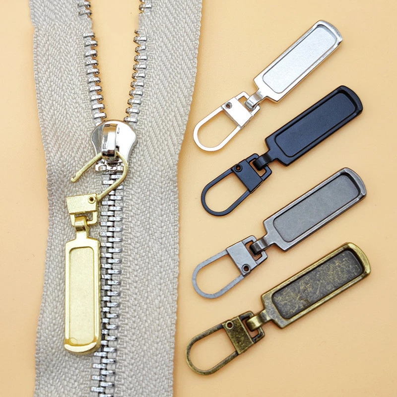 Removable Metal Repair Zipper Buckle Pull Tab