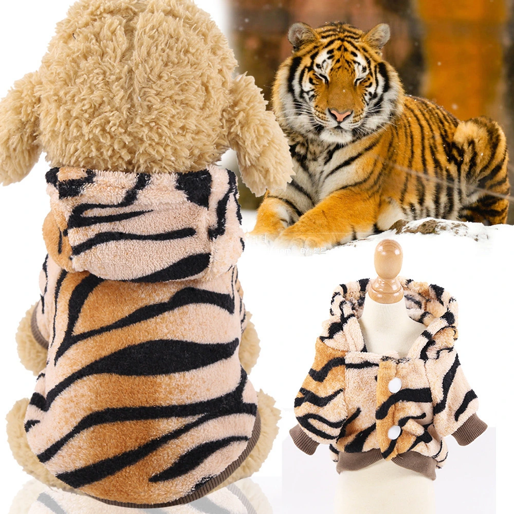 Warm Four-legged Coral Fleece Dog Cat Pet Clothes