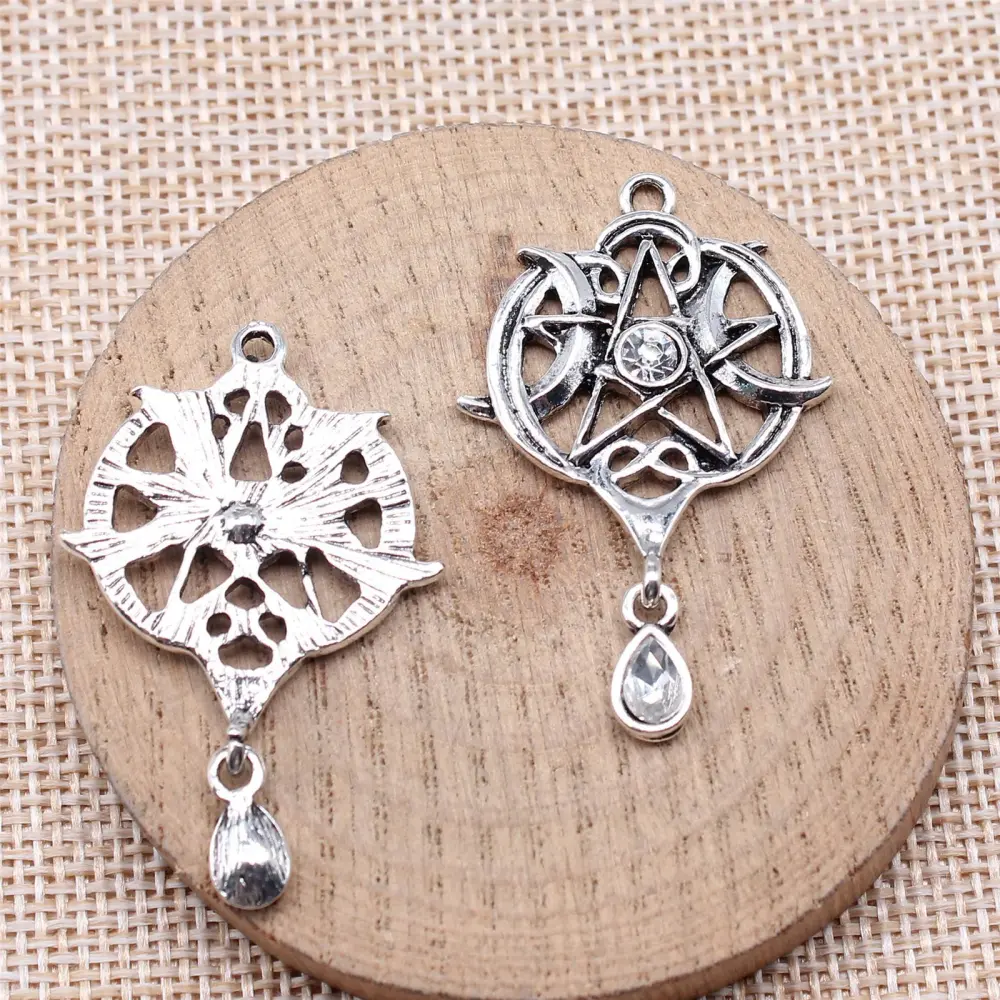 Star And Moon Amulet Pendant