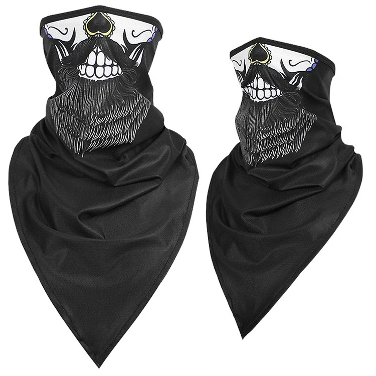 Lengthened Ice Silk Quick-drying Breathable Triangle Windproof Dustproof Headscarf
