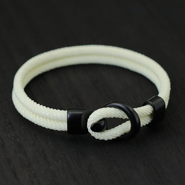 2022 Fashion Rope Bracelet Men Double Layer Outdoor Camping