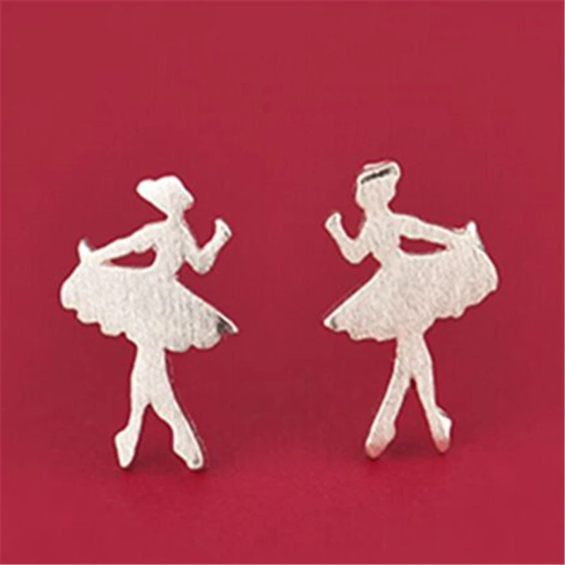 Creative Ballet Dancer Stud Earring Accessories