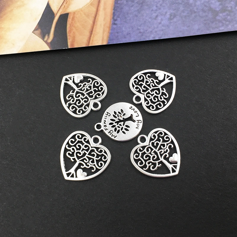 Life Tree Circle Tree Flower Pendant