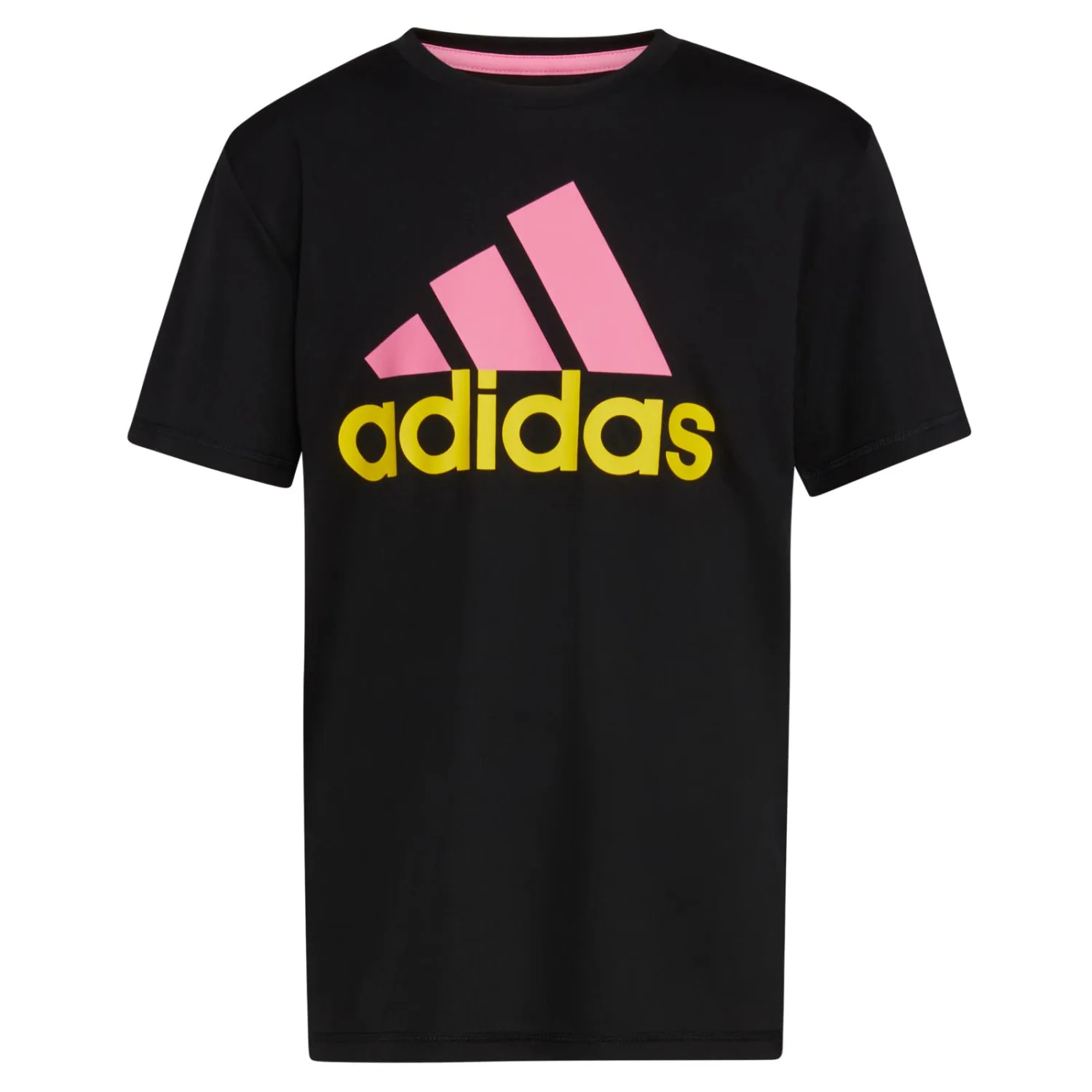 adidas Boys' Electric Badge of Sport Poly Melange Tee (Big Kids)