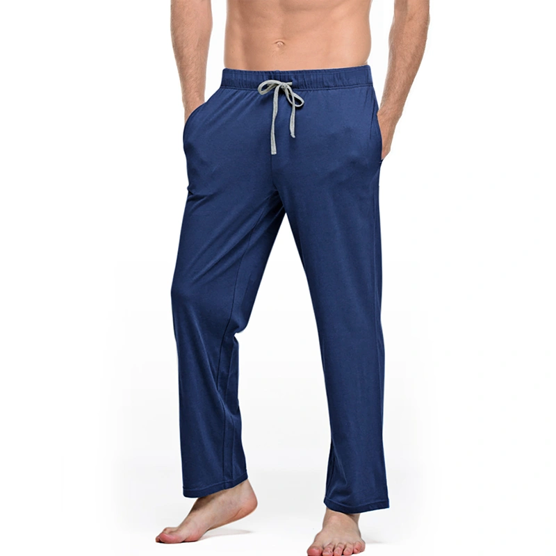 Casual Pants Cotton Solid Color Pyjamas