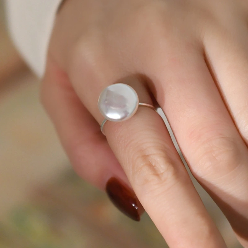 Baroque Pearl Pearl Ring Retro French