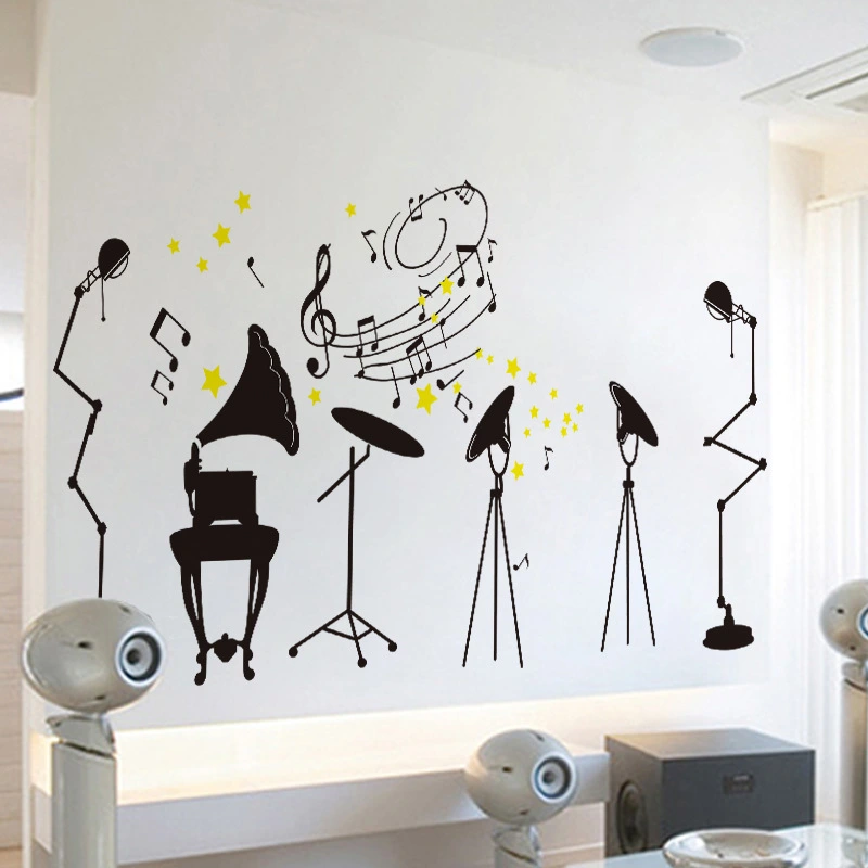 New Removable Music Room Crazy ROCK Wall Sticker