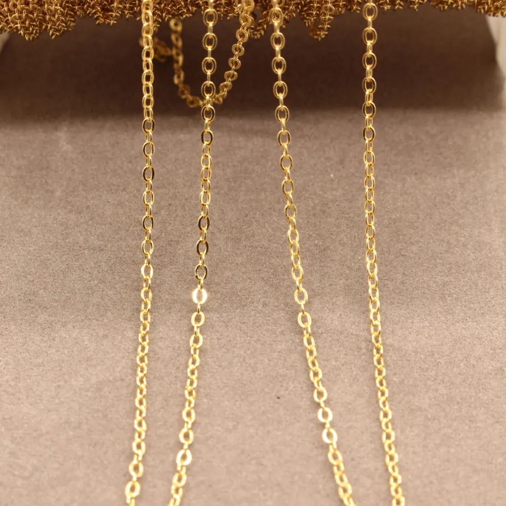 Handmade Diy  O Chain Jewelry Gold Chain