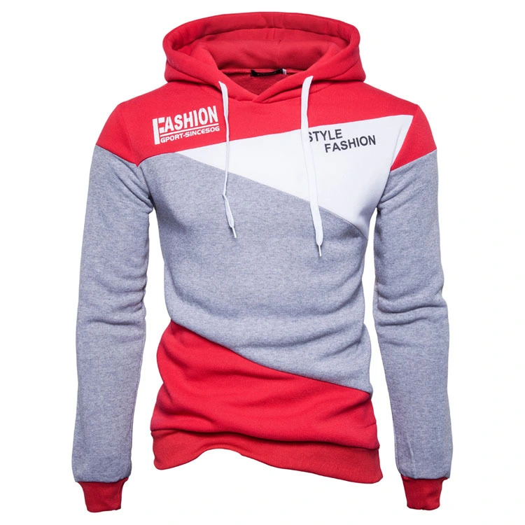 Autumn And Winter New Men's College Style Casual Hooded Pullover