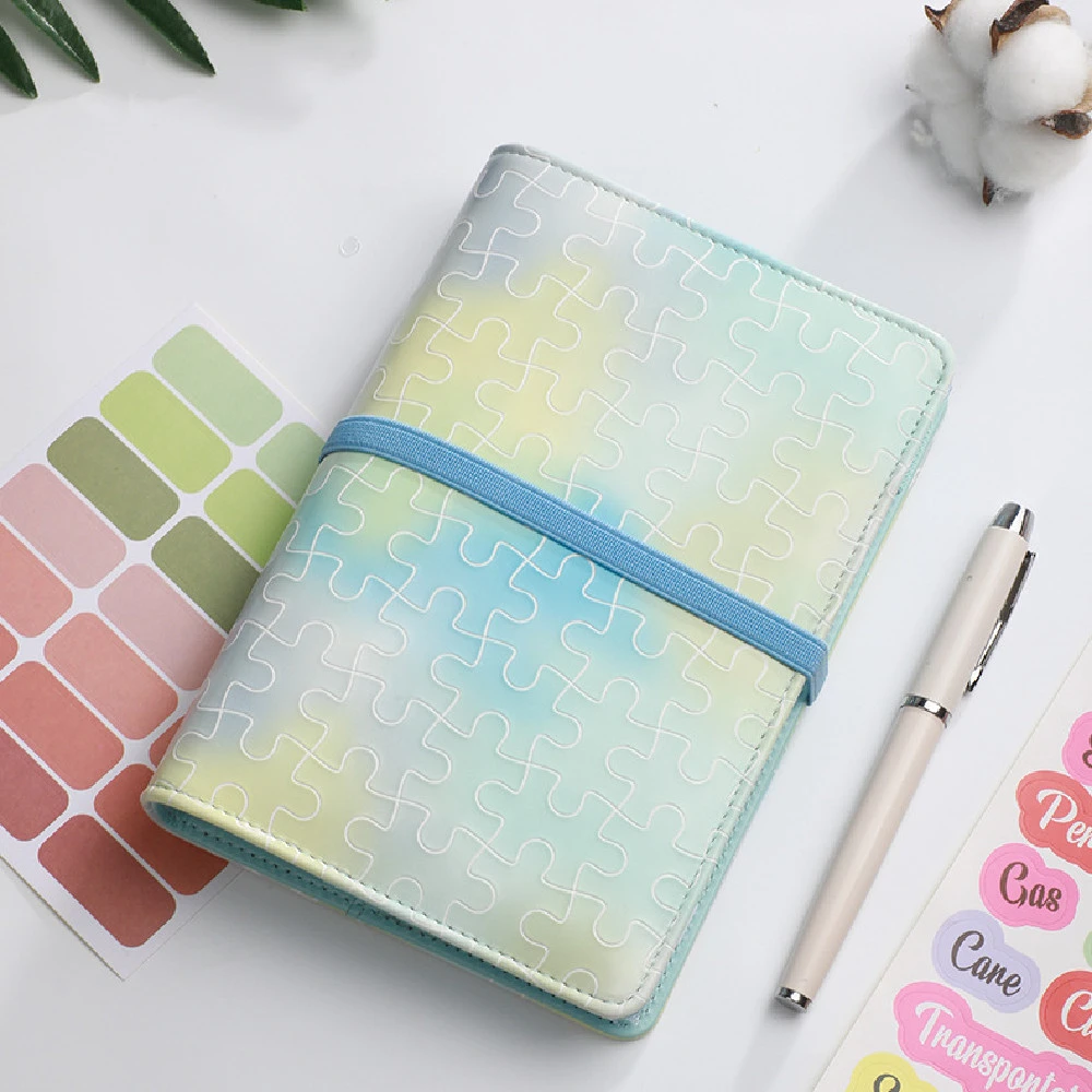 Macaron Loose Leaf Folder Ledger Notebook