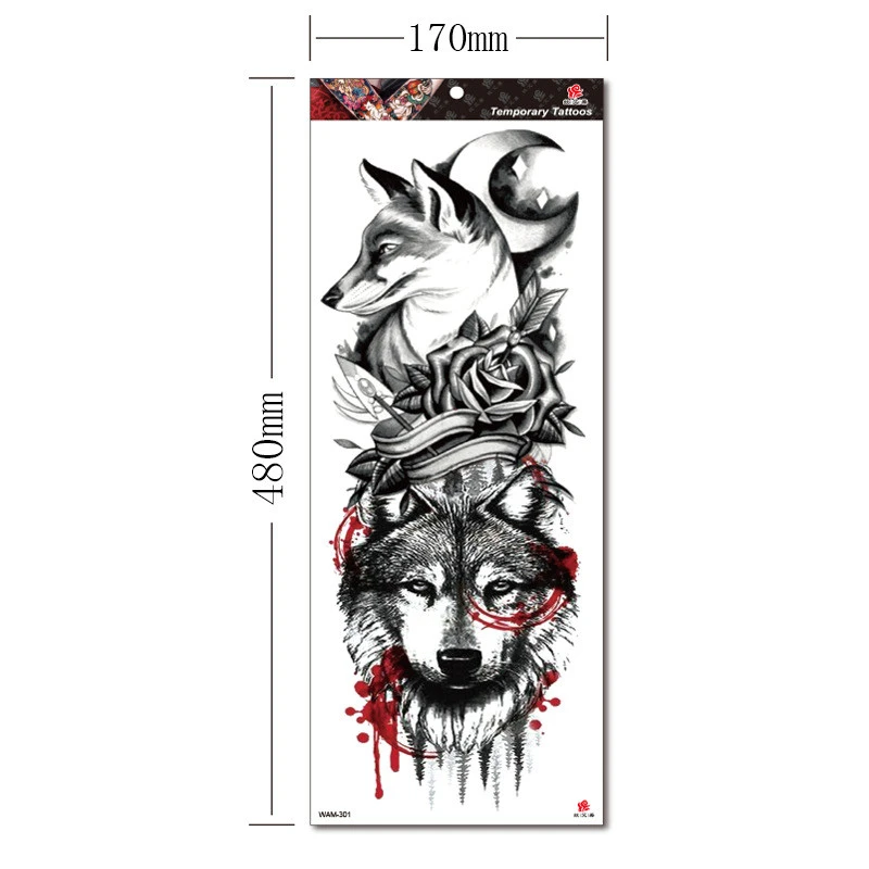 Stylish And Environment-friendly Waterproof Full Arm Tattoo Sticker