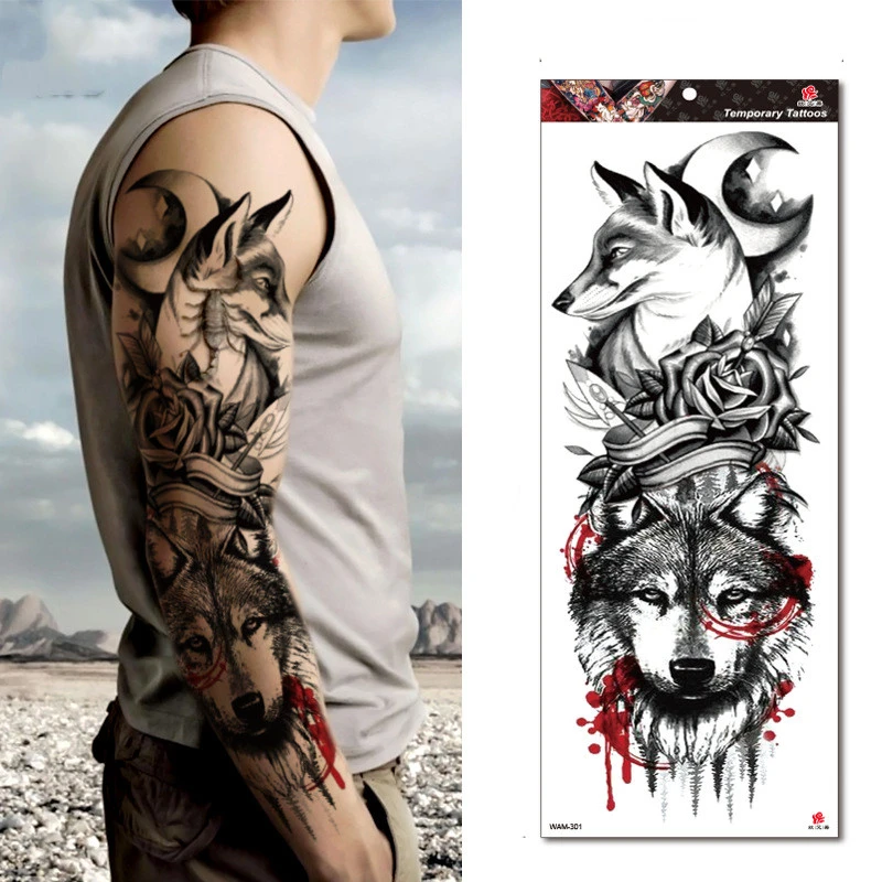 Stylish And Environment-friendly Waterproof Full Arm Tattoo Sticker