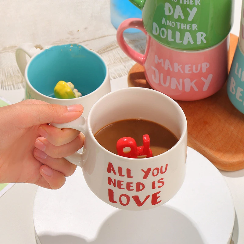 Three-dimensional Animal Ceramic Mug