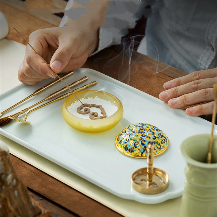 Household Glazed And Enameled Incense Burner