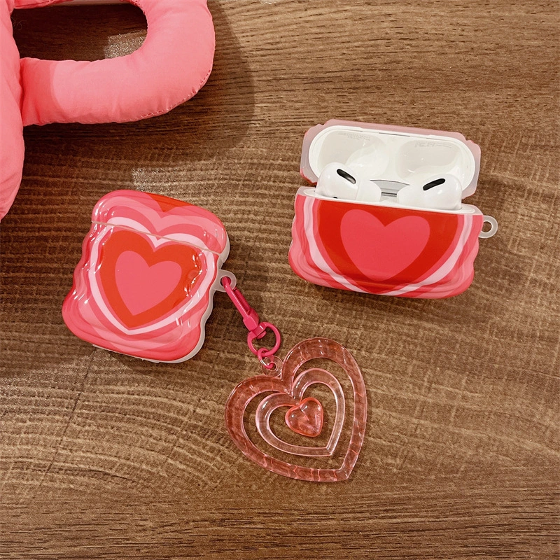 Fashion Corrugated Love Headset Cover Silicone