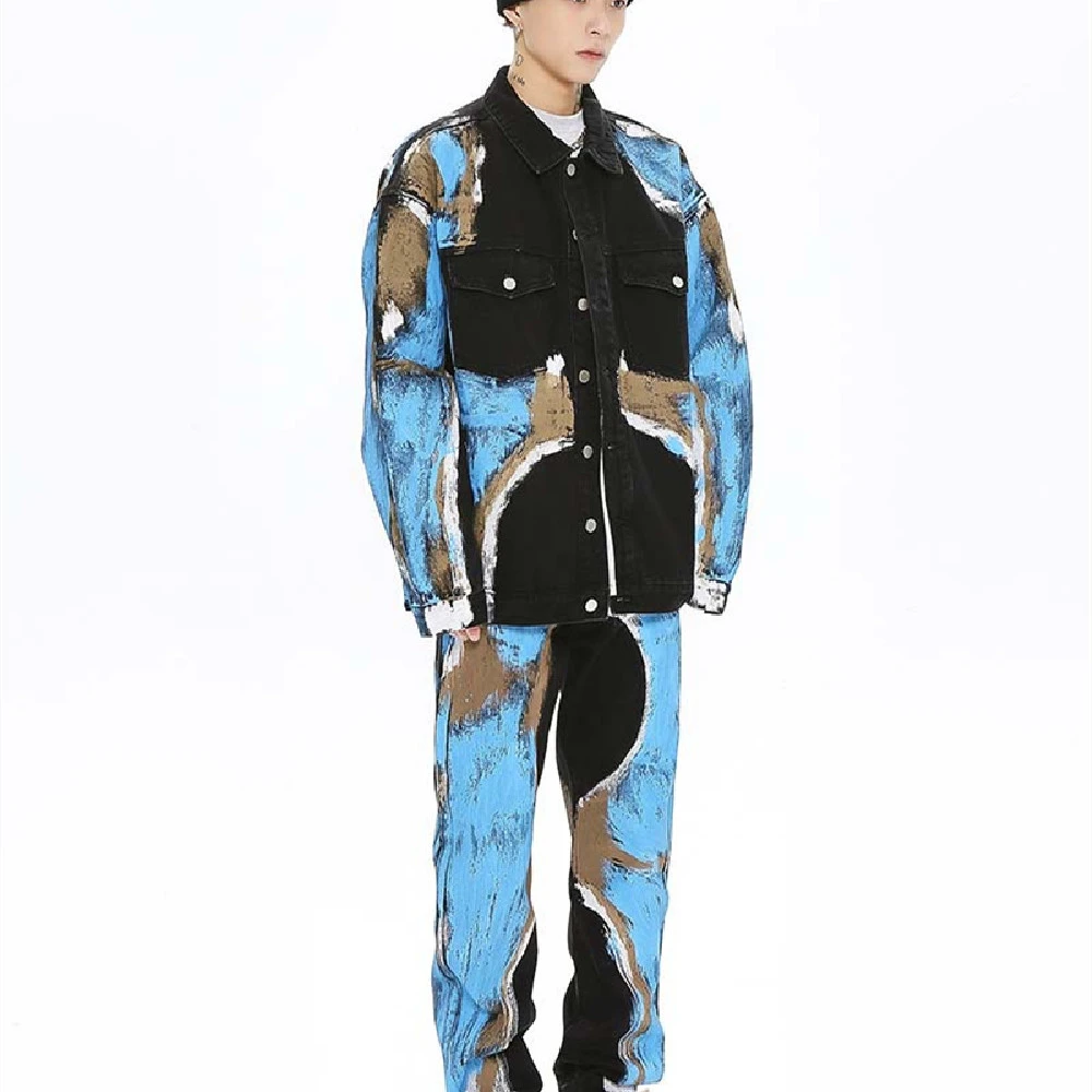 Men's Fashion Brand Loose Niche Design Lapel Jacket