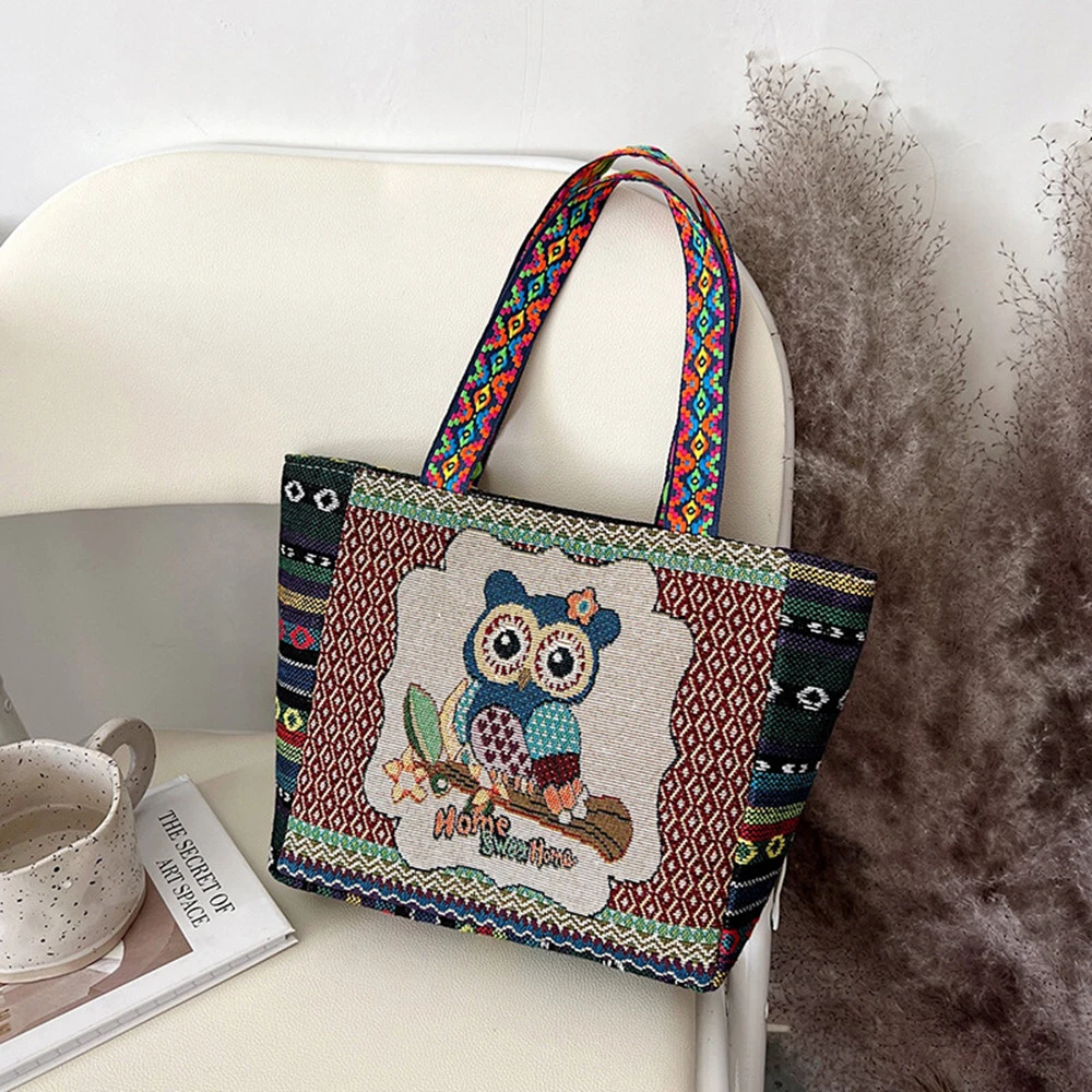 Ethnic Embroidery Handbag Literary Simplicity