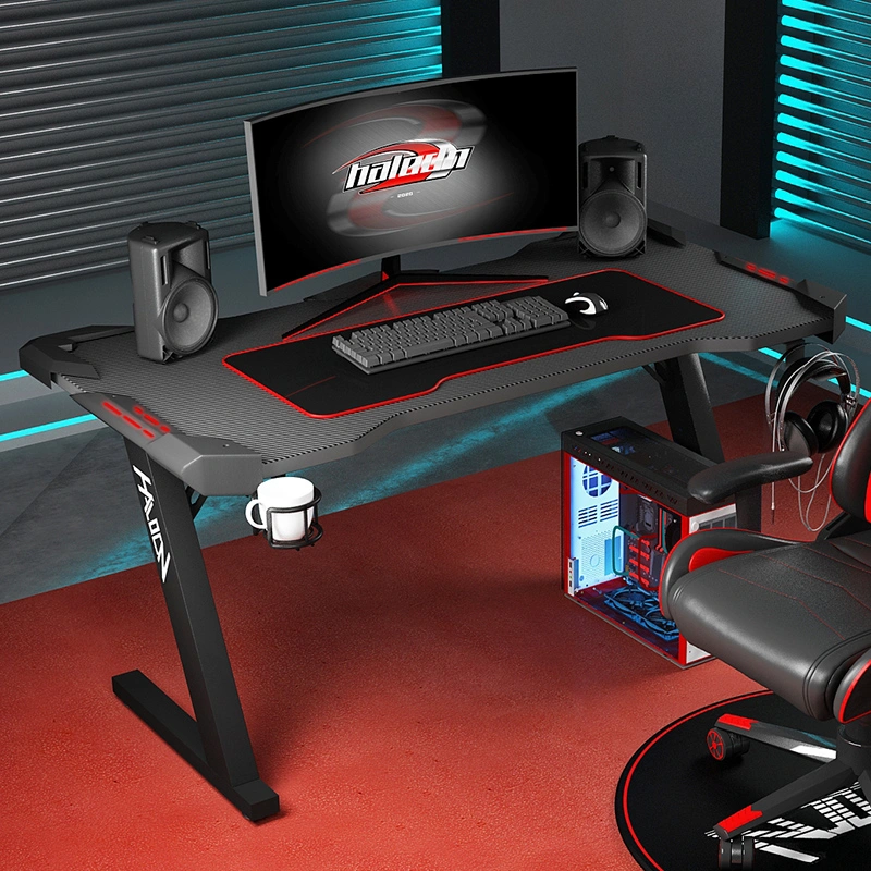 Carbon Fiber Internet Cafe Lift Computer Table