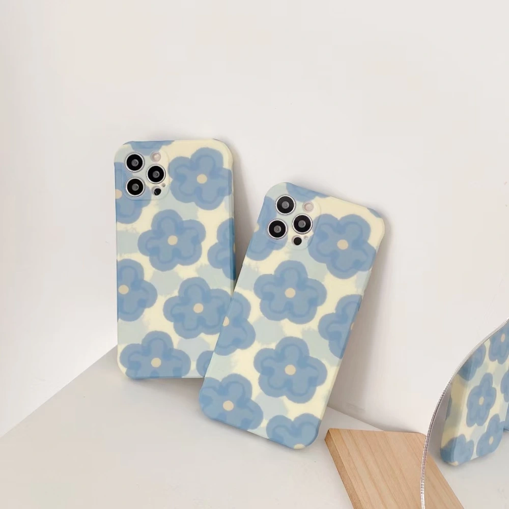 Blue Flower Phone Case Silicone