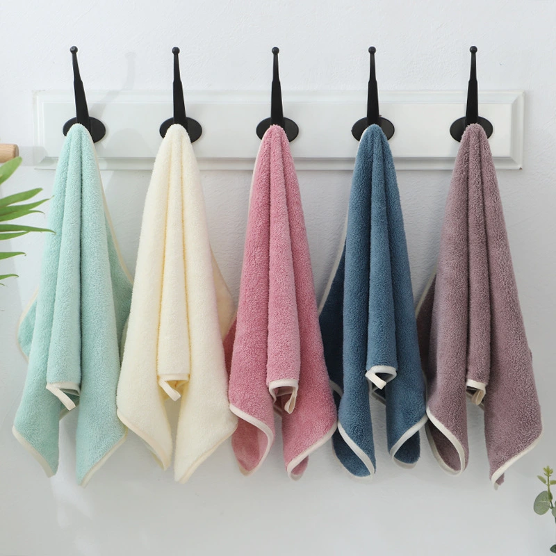 High-density Coral Fleece Thickened And Strongly Absorbent Face Towel