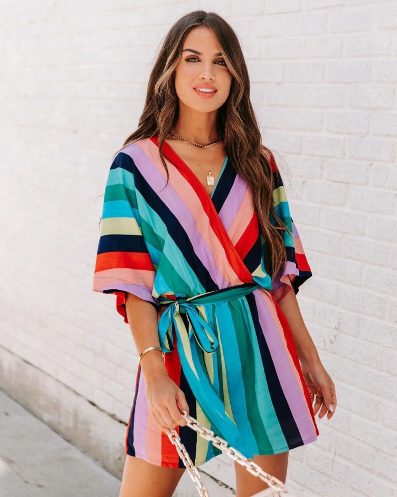 Beach Fashion Loose Ladies One Piece Dress
