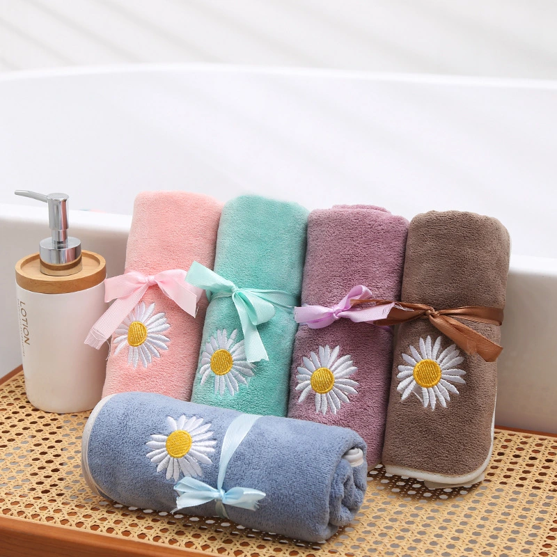 Microfiber Daisy Simple Sports Towel