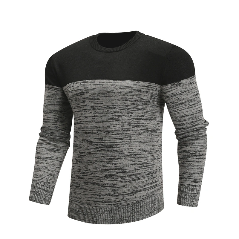 Casual O-neck sweater pullover slim fit warm sweater