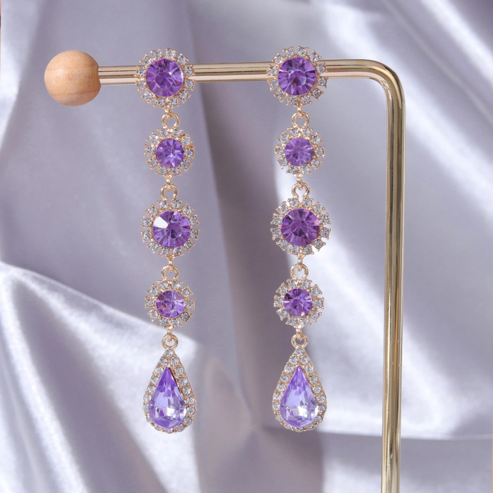 European And American New Long Retro Water Drop Earrings