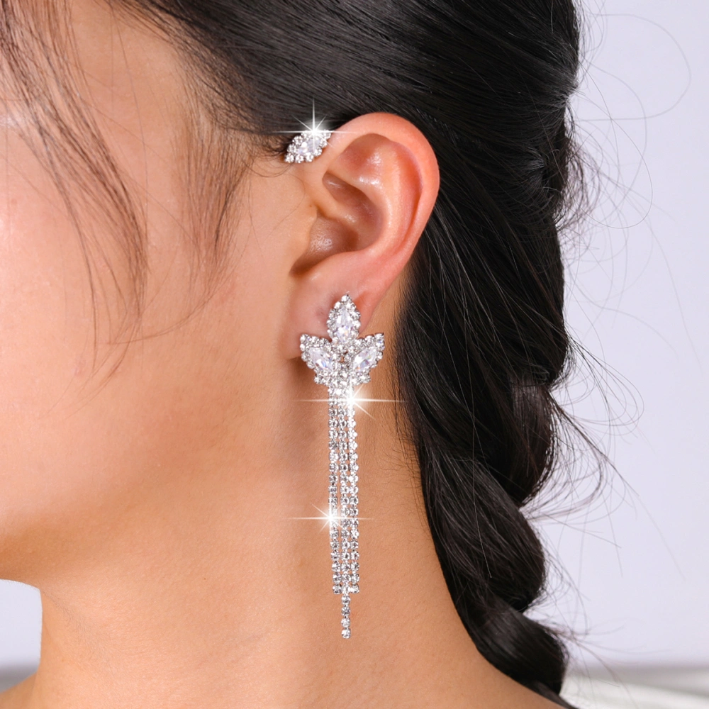 European And American Style Personality All-match Temperament Niche Earrings Tassel Earrings