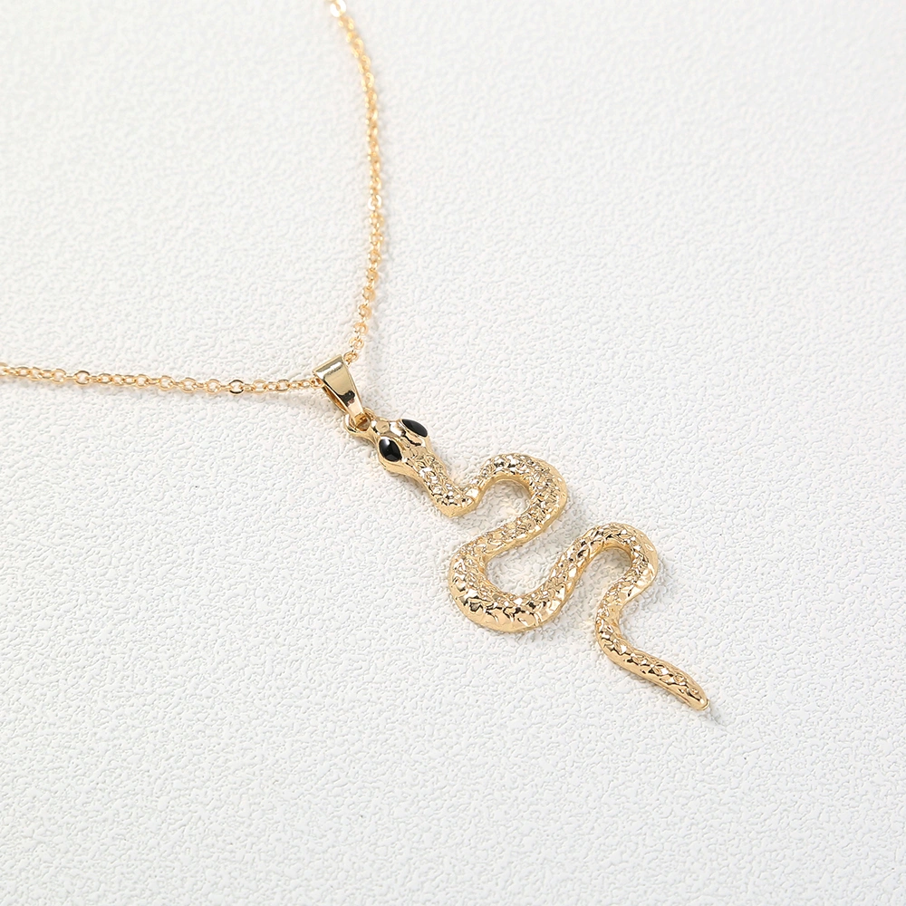 Individual animal necklace with Serpentine Zircon glasses