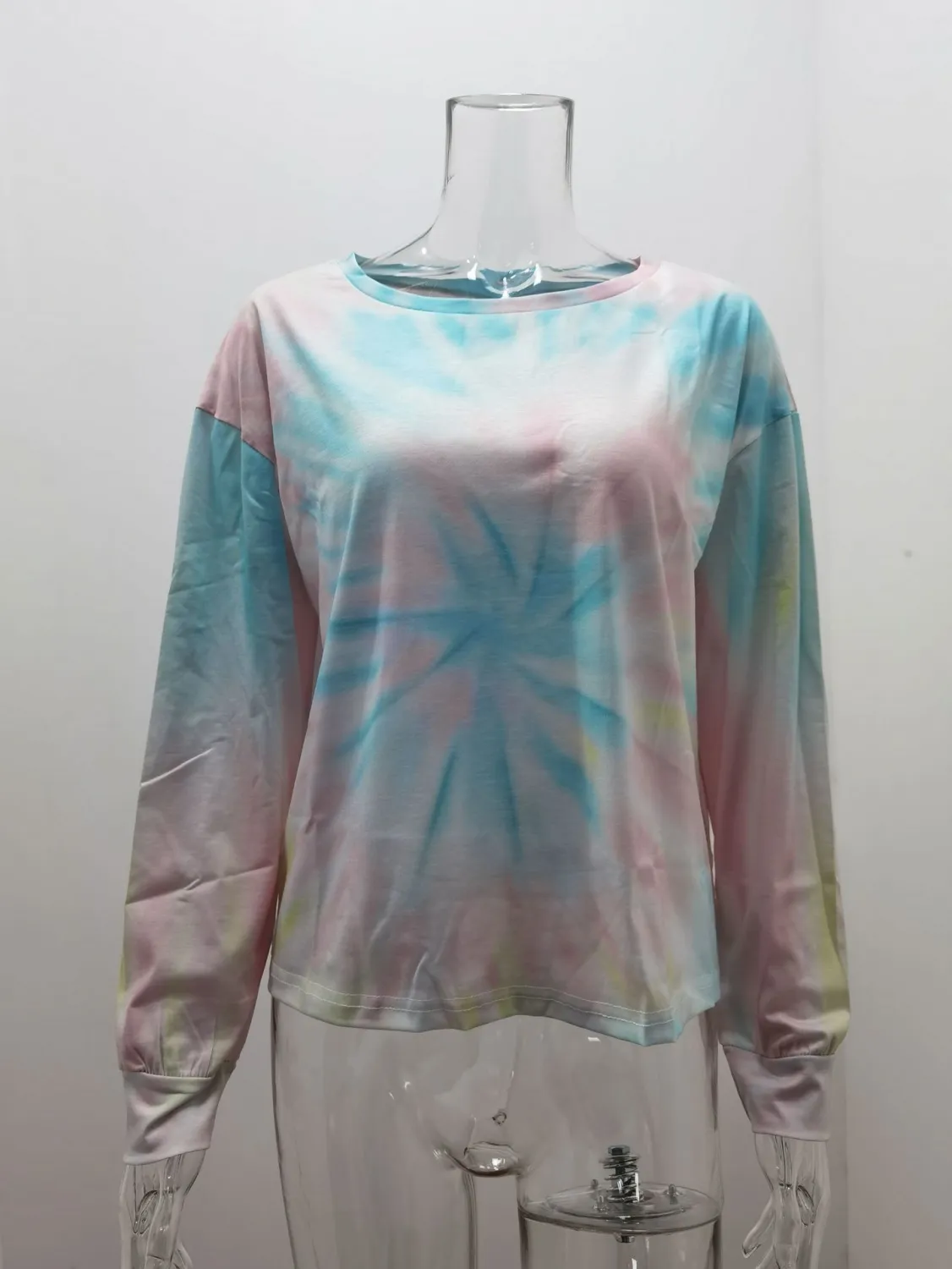 Women's Round Neck Sweater Fall And Winter T-shirt Loose Plus Size Top