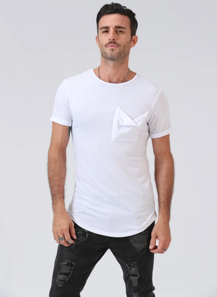 European And American Big Pockets Personality Men's Tops