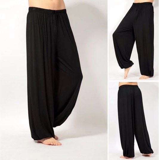 Men's Yoga Morning Exercise Tai Chi Casual Pants