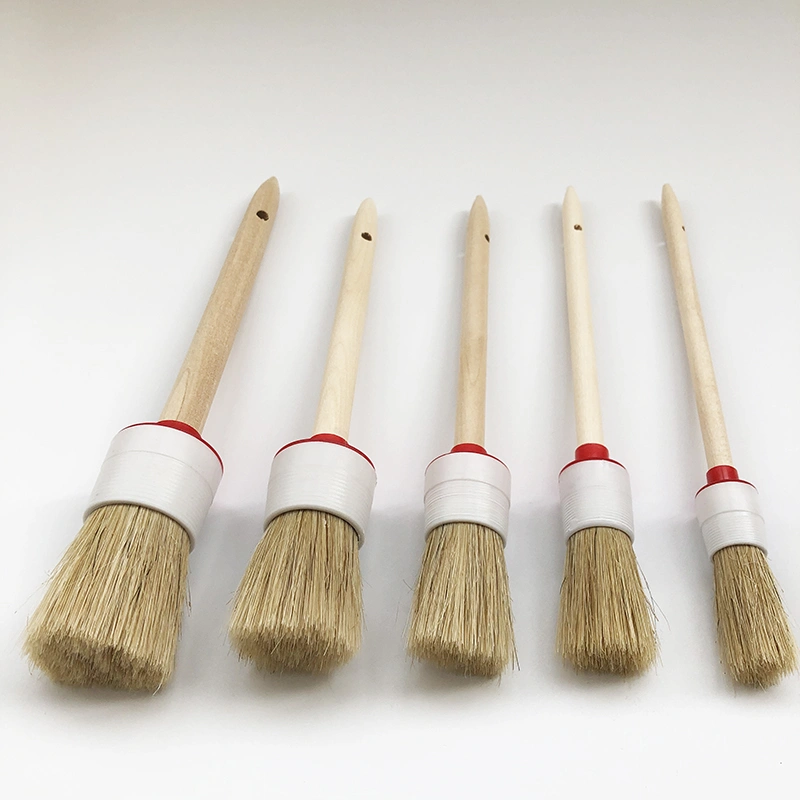 Car beauty detail brush five-piece set