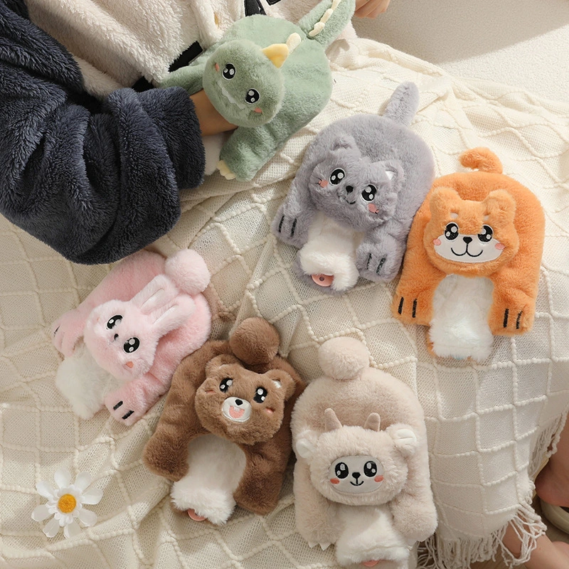 New Cute Plush Plug In Water Injection Hot Water Bag Explosion Proof