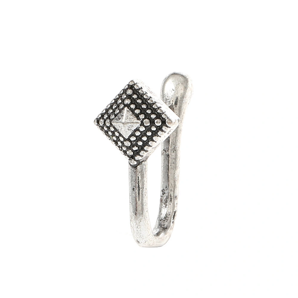 Fashion Metal Geometric Nose Ring Flowers