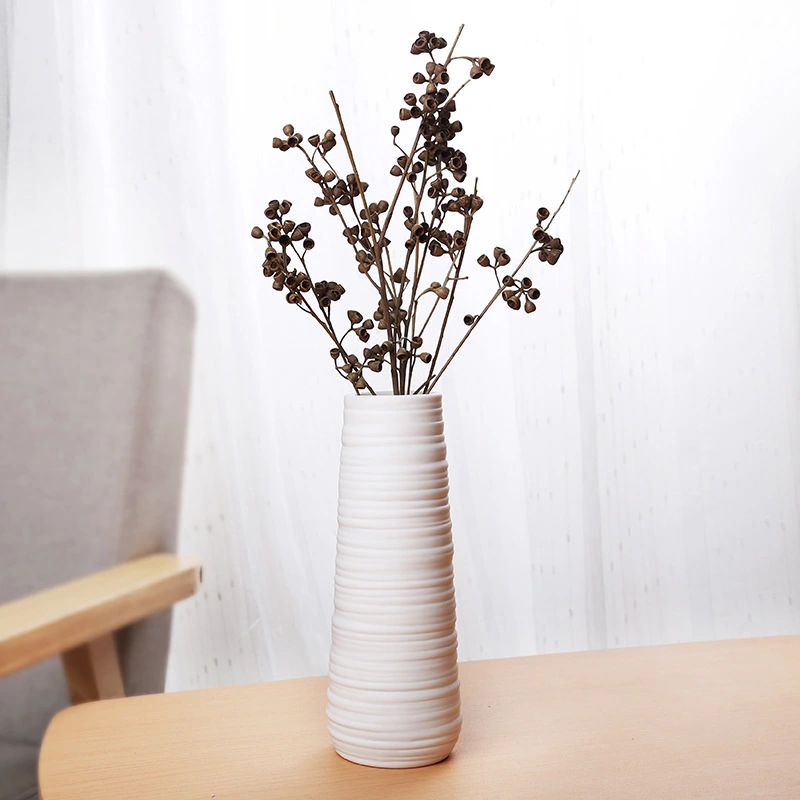 Simple And Beautiful White Creative Minimalist Ceramic Dried Flower Vase