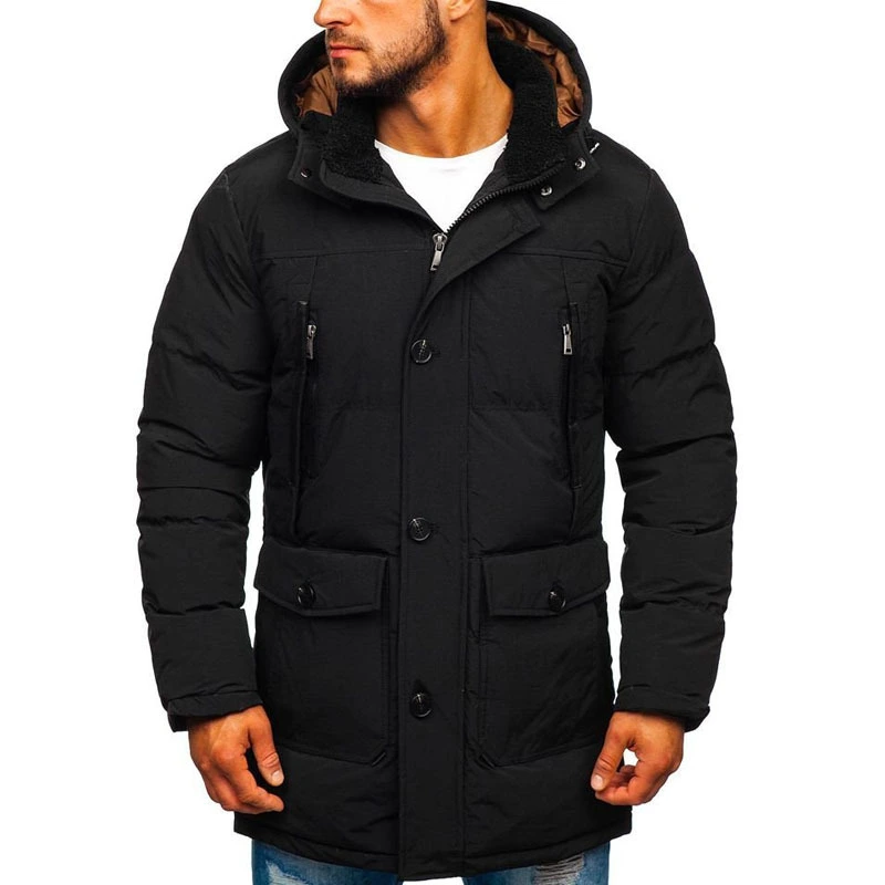 Men's Padded Jacket Casual Down Padded Jacket Thickening