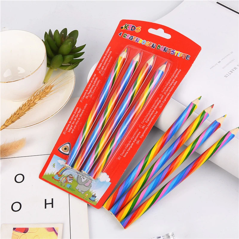 Concentric Multicolor Children's Student Rainbow Pen