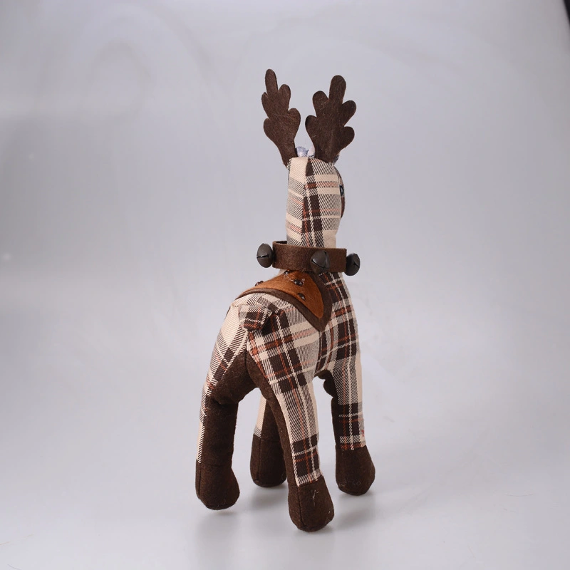 Checker Elk Children Doll Holiday Gift