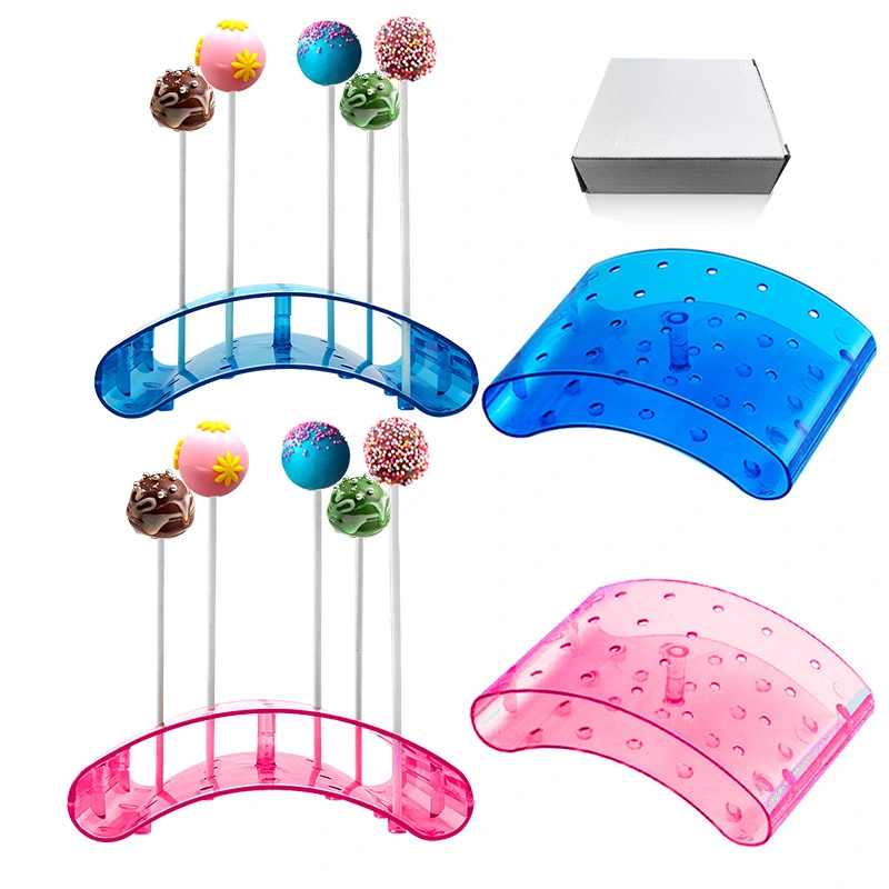 Household 20-hole Transparent Lollipop Display Shelf